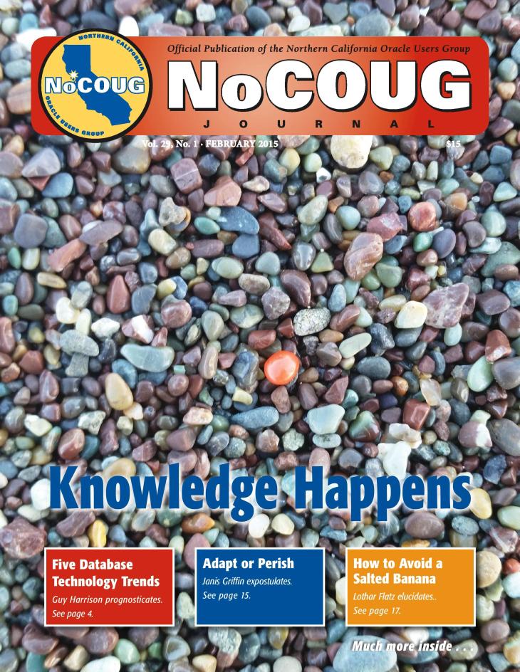 NoCOUG Journal February 2015 Front Cover